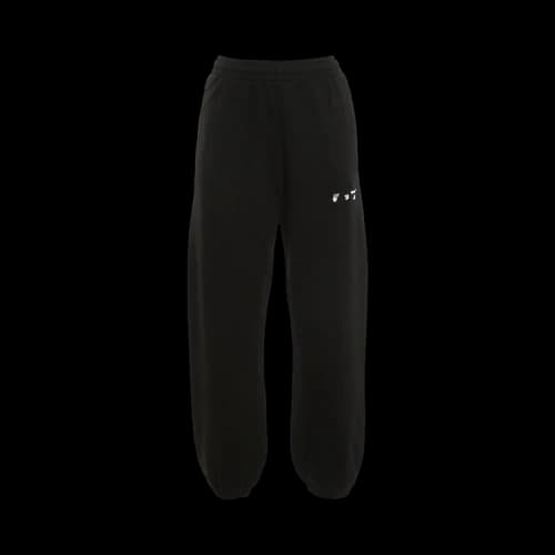 OFF-WHITE Womens Drowning Man Logo Sweatpants Black
