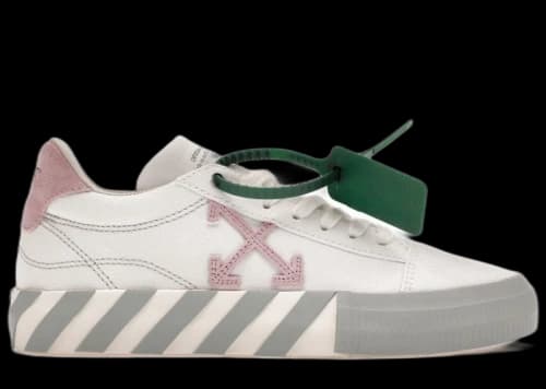OFF-WHITE Vulc Low Canvas White Light Pink Grey