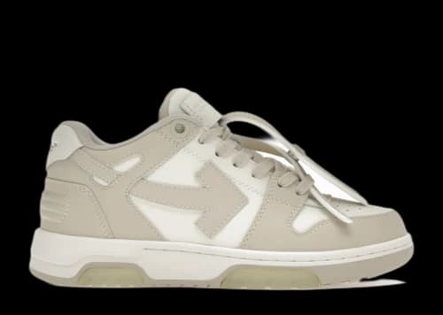 Off-White Out Off Office Calf Leather White Beige (Women's)
