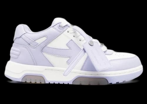 OFF-WHITE Out Of Office Calf Leather White Lilac (Women's)