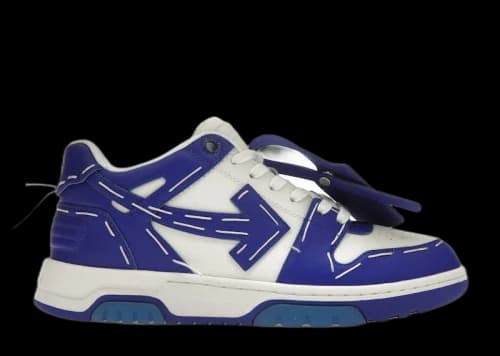 OFF-WHITE Out Of Office Sartorial Stitching White Dark Blue (Women's)