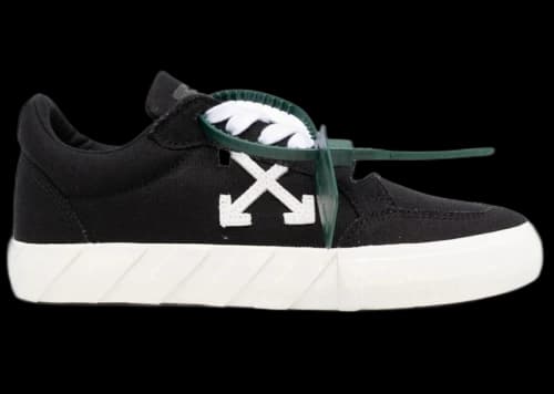 OFF-WHITE Vulc Low Canvas Black White Sole (Women's)