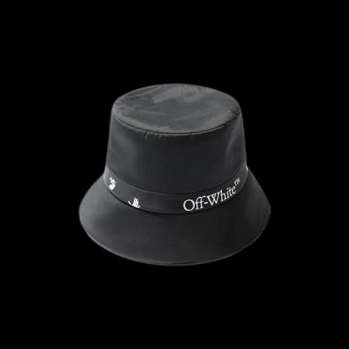 OFF-WHITE Women's OW Logo Bucket Hat Black