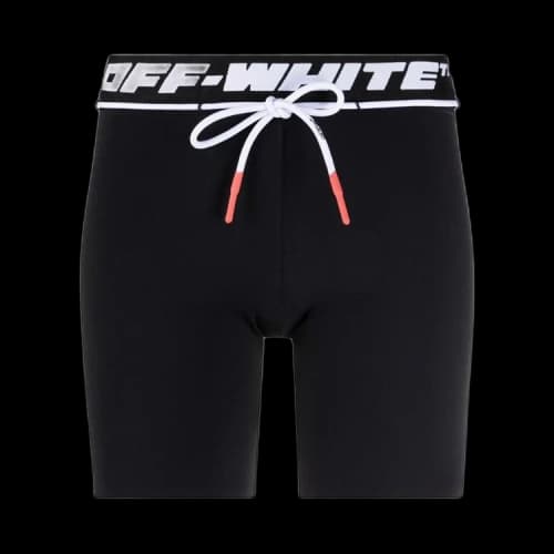 OFF-WHITE Athletic Logo Band Shorts Black