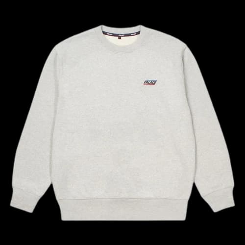 Palace Basically A Crew (FW21) Grey Marl