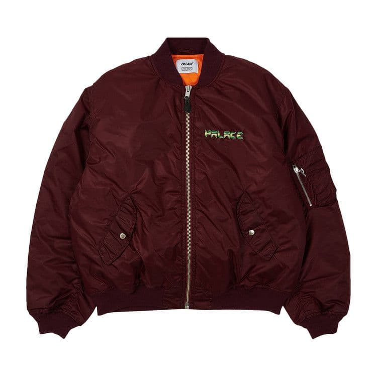 Palace x Pez Pezman MA1 Jacket 'Burgundy'