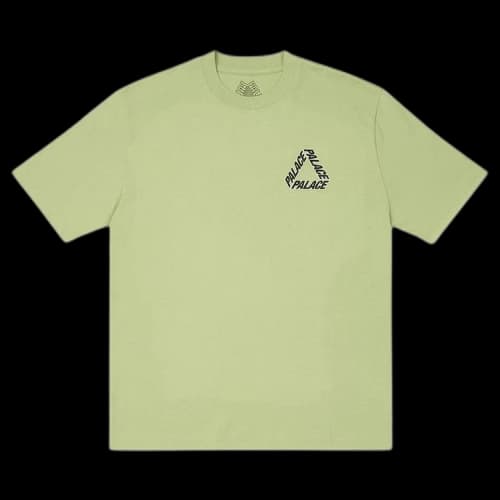 Palace P-3 Outline T-Shirt 'Natural Green'