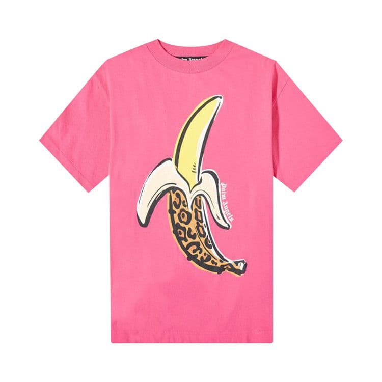 Palm Angels Banana Leopard T-Shirt Pink