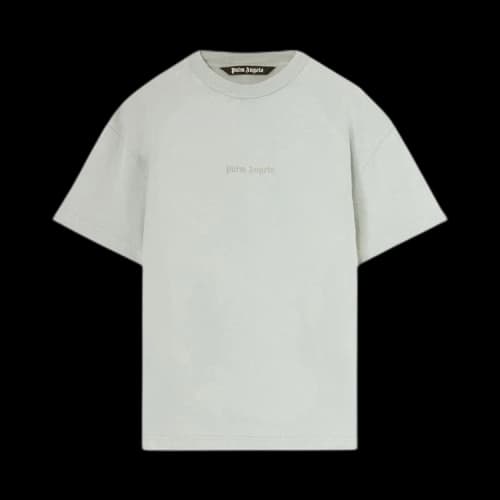 Palm Angels Gd Reverse Logo Tee Light Grey