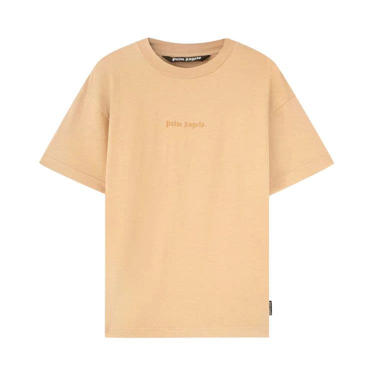 Palm Angels Gd Reverse Logo Tee Beige
