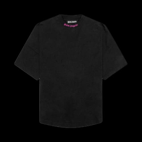 Palm Angels Oversized Double Logo T-shirt Black