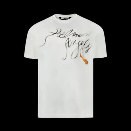 Palm Angels Foggy PA T-Shirt Off White/Black