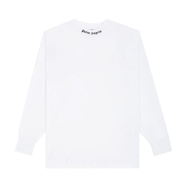 Palm Angels Logo L/S Tee White