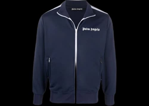 Palm Angels Track Jacket Navy Blue/White/Black SS22