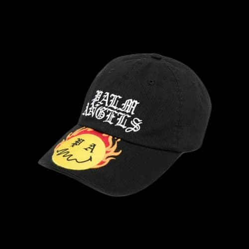 Palm Angels Burning Head Cap Black