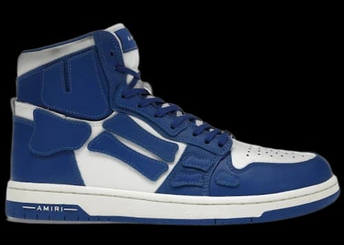 AMIRI Skel Top Hi Blue White