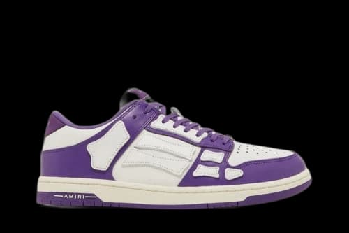 AMIRI Skel Top Low Purple White