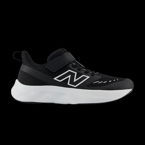 New Balance 625 Hook and Loop Black White (PS)