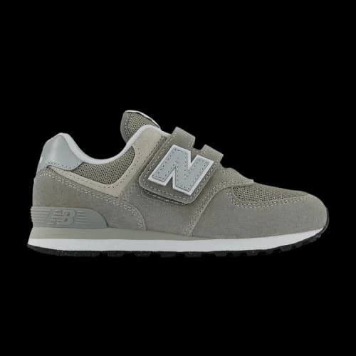 New Balance 574 Core Hook and Loop Grey White (PS)