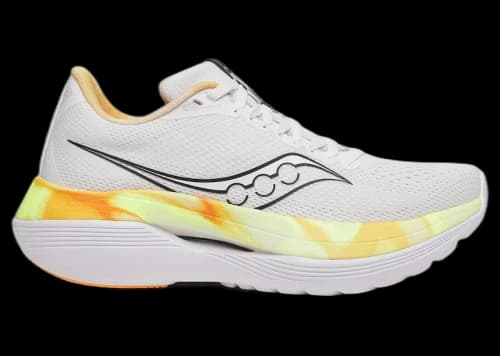 Saucony Endorphin Trainer White Black Yellow Orange (Women's)
