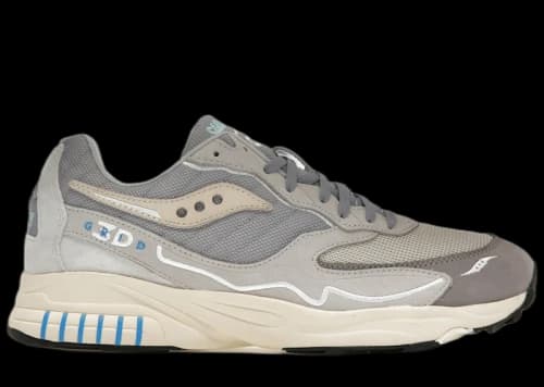 Saucony 3D Grid Hurricane Gray Cream