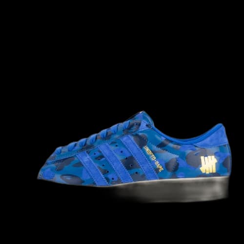 adidas Superstar 80s Undefeated Bape Blue Camo