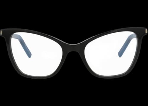 Saint Laurent Cat Eye-Frame Acetate Optical Frames Black Black Transparent (SL219-30002623-001)