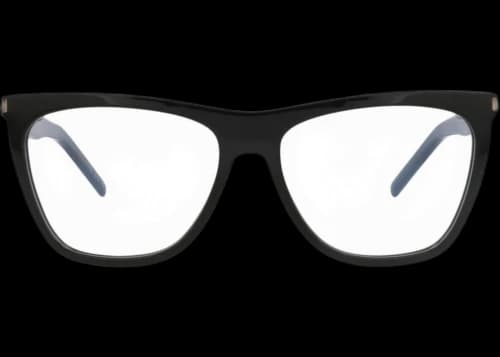Saint Laurent Square-Frame Acetate Optical Frames Black Black Transparent (SL518-30013050-001)