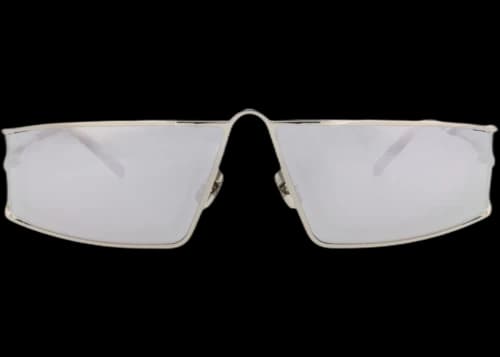 Saint Laurent Square-Frame Metal Sunglasses Silver Silver Silver (SL606-30014540-003)