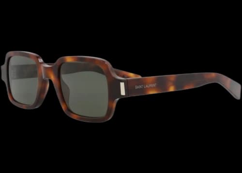 Saint Laurent Square-Frame Recycled Acetate Sunglasses Havana Havana Grey (SL720-30015799-003)