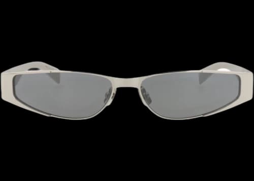 Saint Laurent Cat Eye-Frame Metal Sunglasses Silver Silver Silver (SL739-30015911-001)