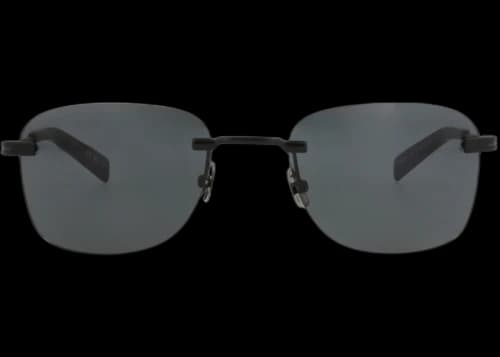 Saint Laurent Square-Frame Metal Sunglasses Black Black Black (SL744SUN-30015945-001)