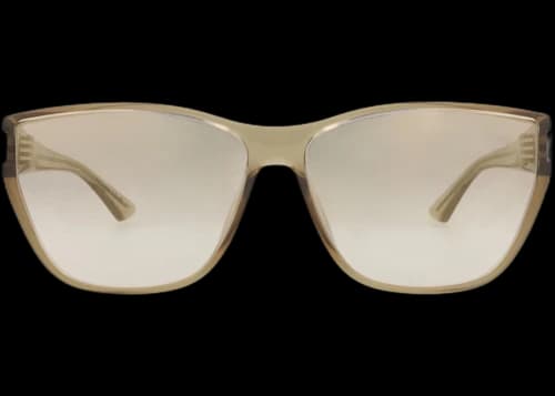 Saint Laurent Cat Eye-Frame Bio Injection Sunglasses Yellow Yellow Brown (SL758F-30016538-003)