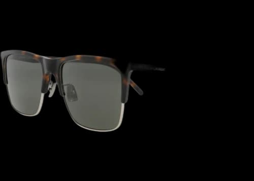 Saint Laurent Square-Frame Bio Injection Sunglasses Havana Havana Grey (SL768F-30016549-003)