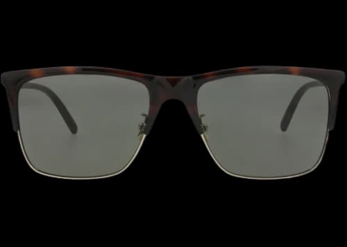 Saint Laurent Square-Frame Bio Injection Sunglasses Havana Havana Grey (SL768F-30016549-004)