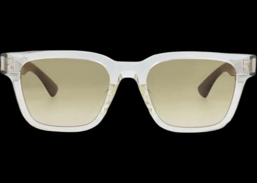 Saint Laurent Square-Frame Recycled Acetate Sunglasses Crystal Crystal Brown (SL790F-30016587-004)