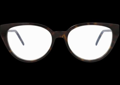 Saint Laurent Cat Eye-Frame Acetate Optical Frames Havana Gold Transparent (SLM48A-30007874-004)