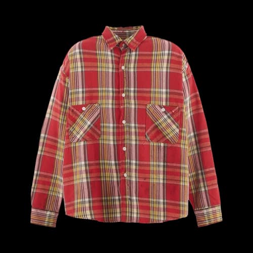 SAINT Mxxxxxx Check Flannel Shirt 'Red/Yellow'