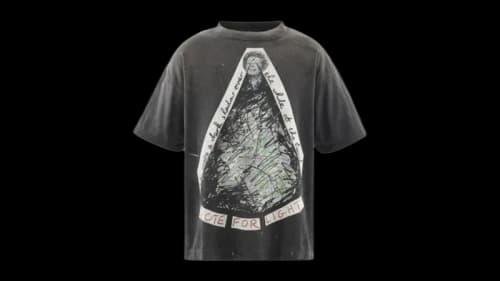 Saint Mxxxxxx Vote F Light T-shirt Tan