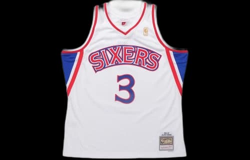 Mitchell & Ness Philadelphia 76ers Home 1996-97 Allen Iverson Swingman Jersey White