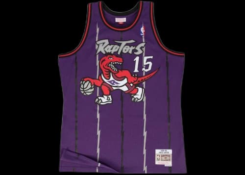 Mitchell & Ness Toronto Raptors Road 1998-99 Vince Carter Swingman Jersey Purple
