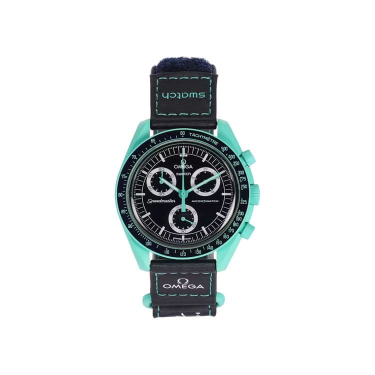 Swatch x Omega Bioceramic Moonswatch Mission On Earth Polar Lights
