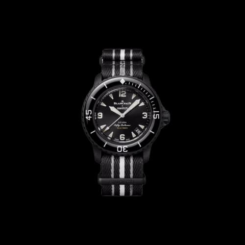 Blancpain x Swatch Scuba Fifty Fathoms Ocean of Storms SO35B400