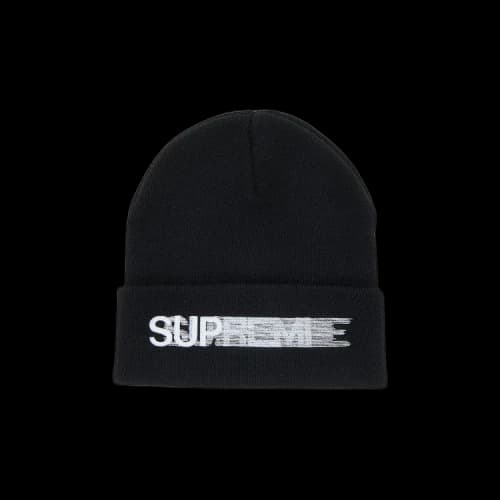 Supreme Motion Logo Beanie 'Black'
