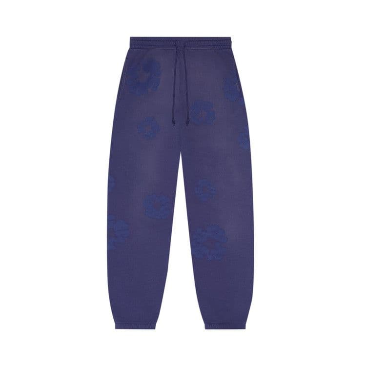 Denim Tears Mono Cotton Wreath Sweatpants 'Washed Blue'