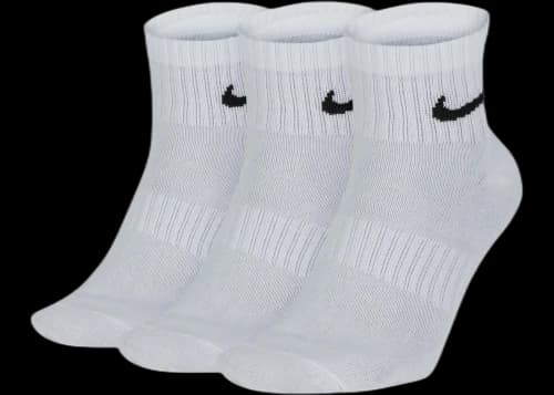 Nike Everyday Cushioned Lightweight Ankle Socks White