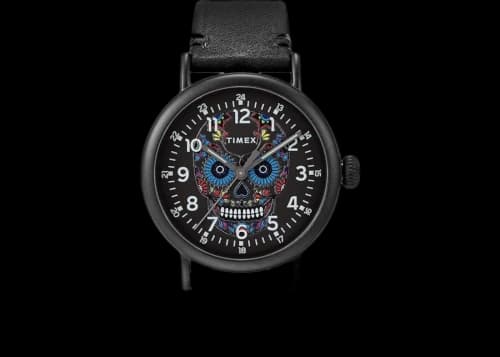 Timex Dia De Los Muertos Leather TW2U95200