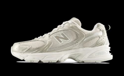 New Balance 530 Gold Metalic Linen