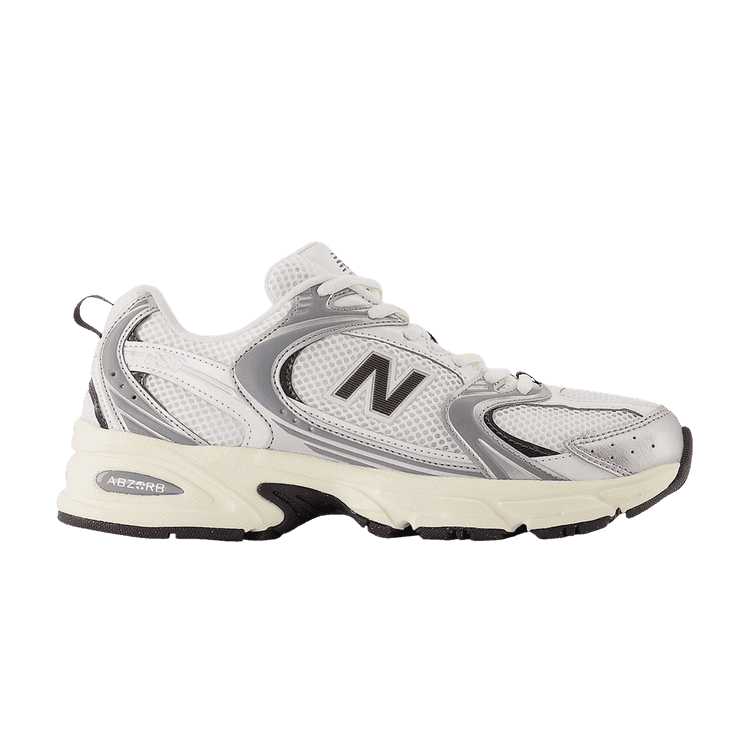 New Balance 530 Silver Metallic Black Cement
