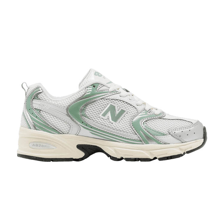 New Balance 530 Silver Metallic Mosaic Green